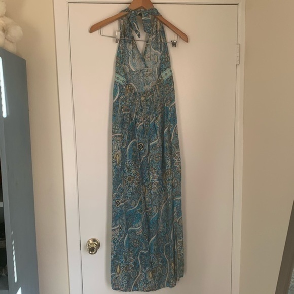 El Shadai Collection Blue MAXI Dress Small - Picture 7 of 10
